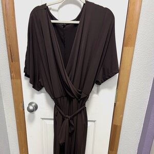 Lane Bryant Chocolate Lena Jumpsuit
